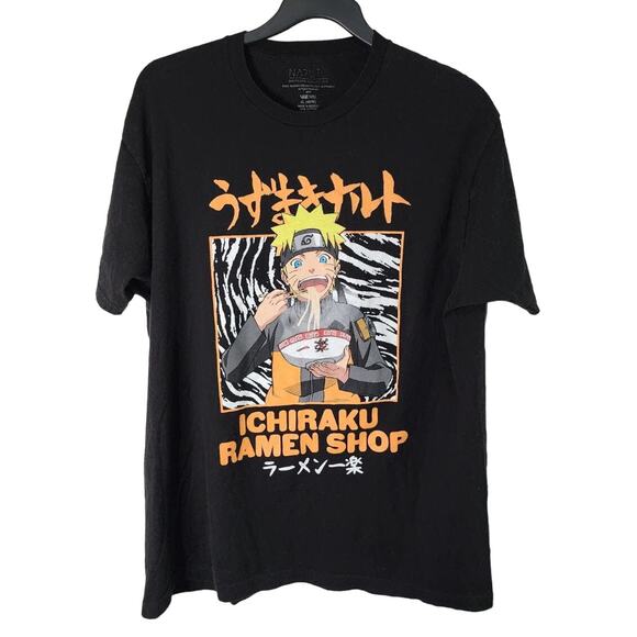 Naruto Shippuden Mens Anime Ichiraku Ramen Shop T-Shirt adult size XL - Picture 1 of 6